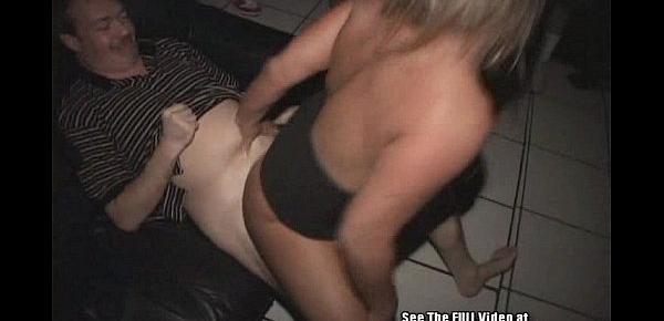  Birthday MILF Gangbanged in Porno Theater!